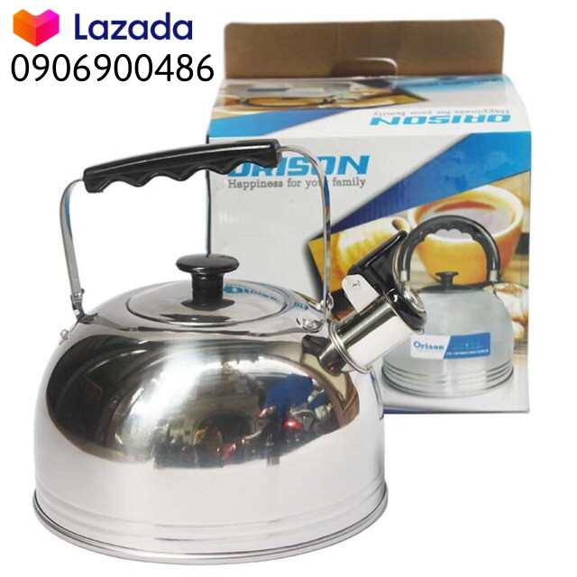 Ấm đun nước inox orison 3l cao cấp