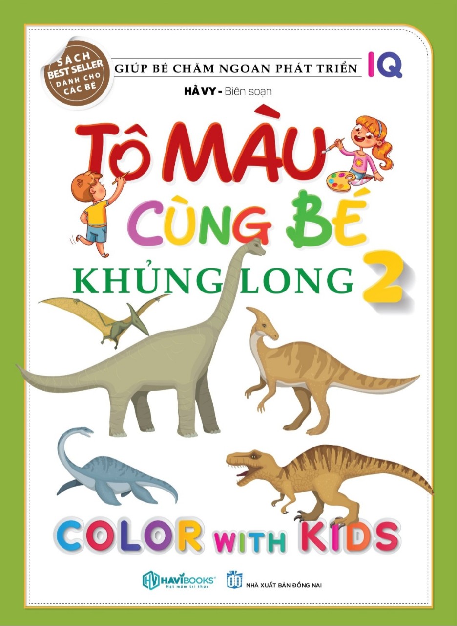 Tô màu cùng bé - khủng long 2