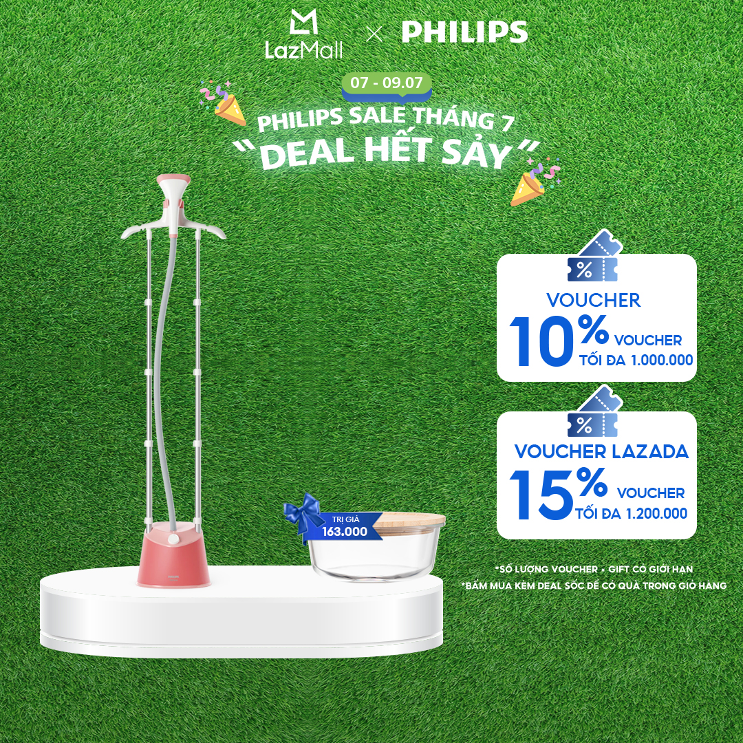 Bàn Ủi Đứng Hơi Nước Philips STE1020/40 - Hàng Phân Phối Chính Hãng