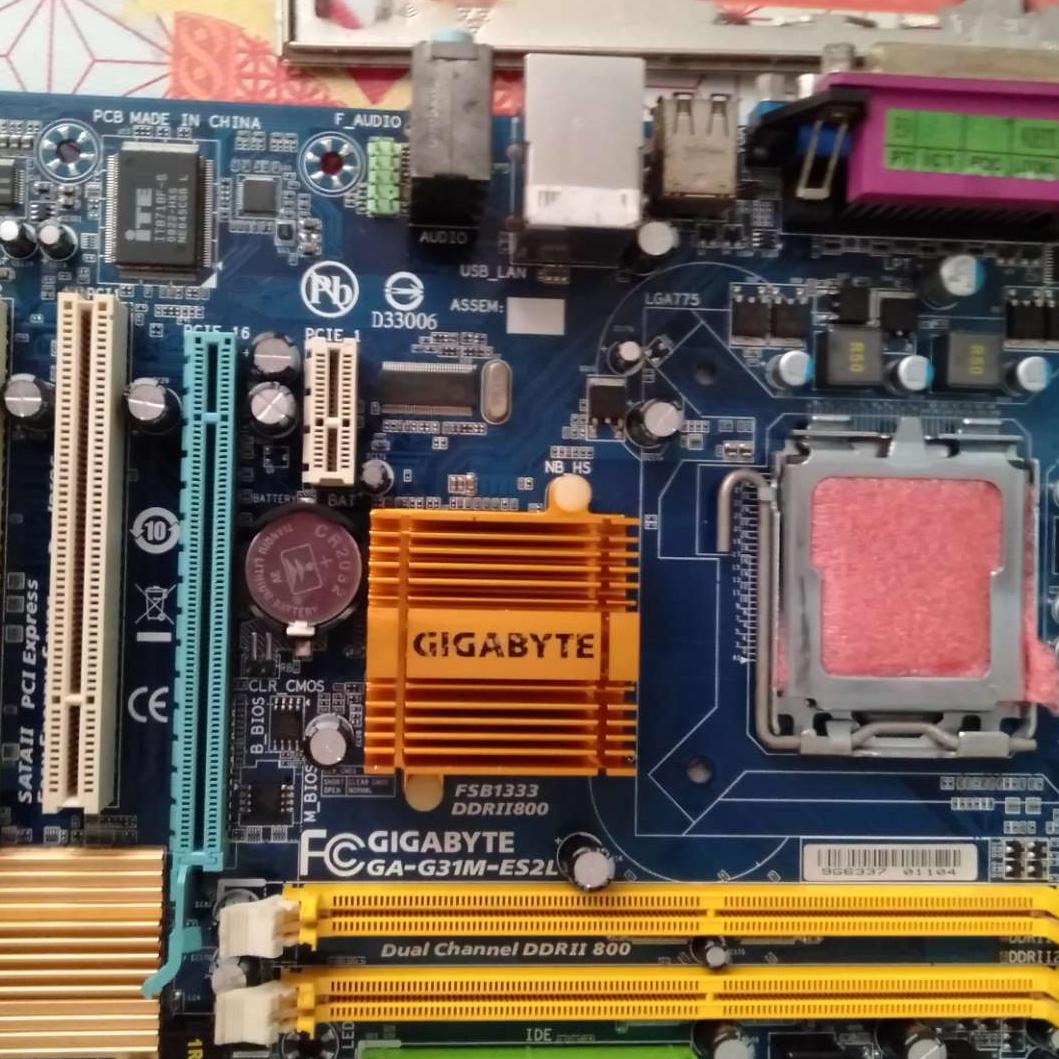 Main g31 gigabyte sk 775