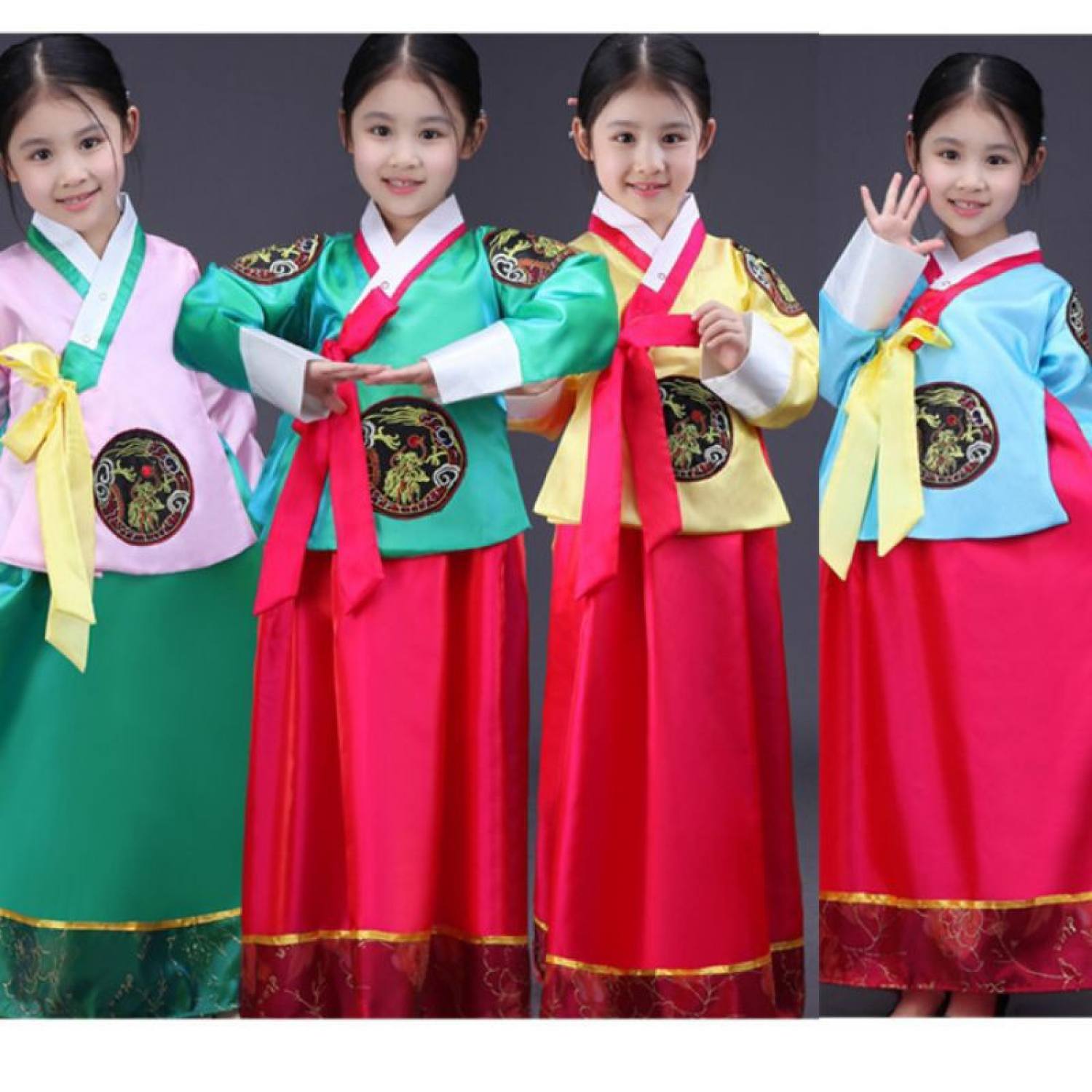 Ханбок в Корее детский