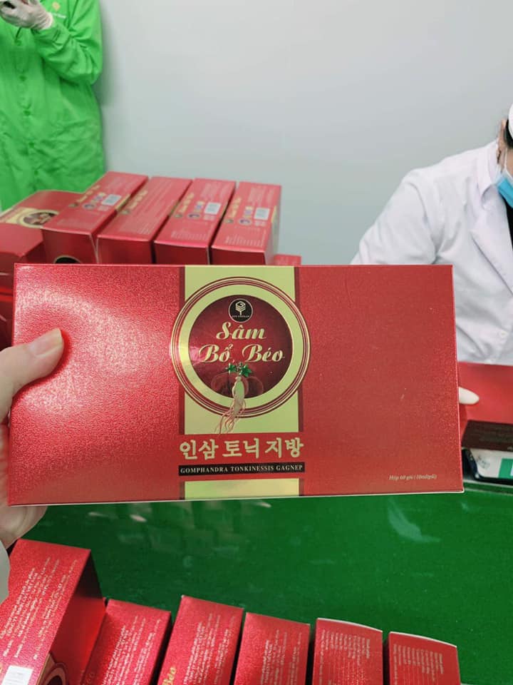 Sâm Bổ Béo (60 gói) - (Tặng 2 gói cùng loại) - Dành Cho Bé Từ 5 tuổi trở lên, Cho Người Biếng Ăn, Tăng Cân Khỏe Mạnh