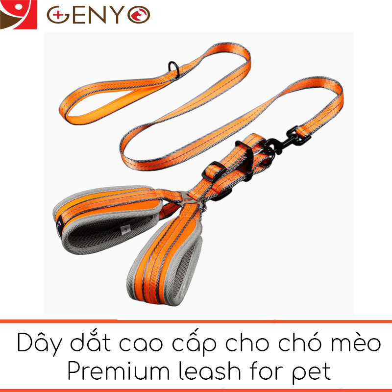 Dây dắt cao cấp chó mèo - dây dắt 050 size l