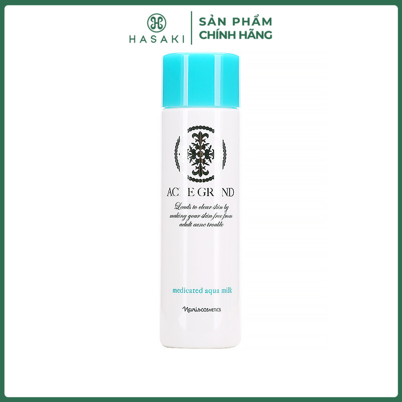 Sữa Dưỡng Naris Cosmetic Cho Da Mụn Acne Grand Medicated Aqua Milk 160ml