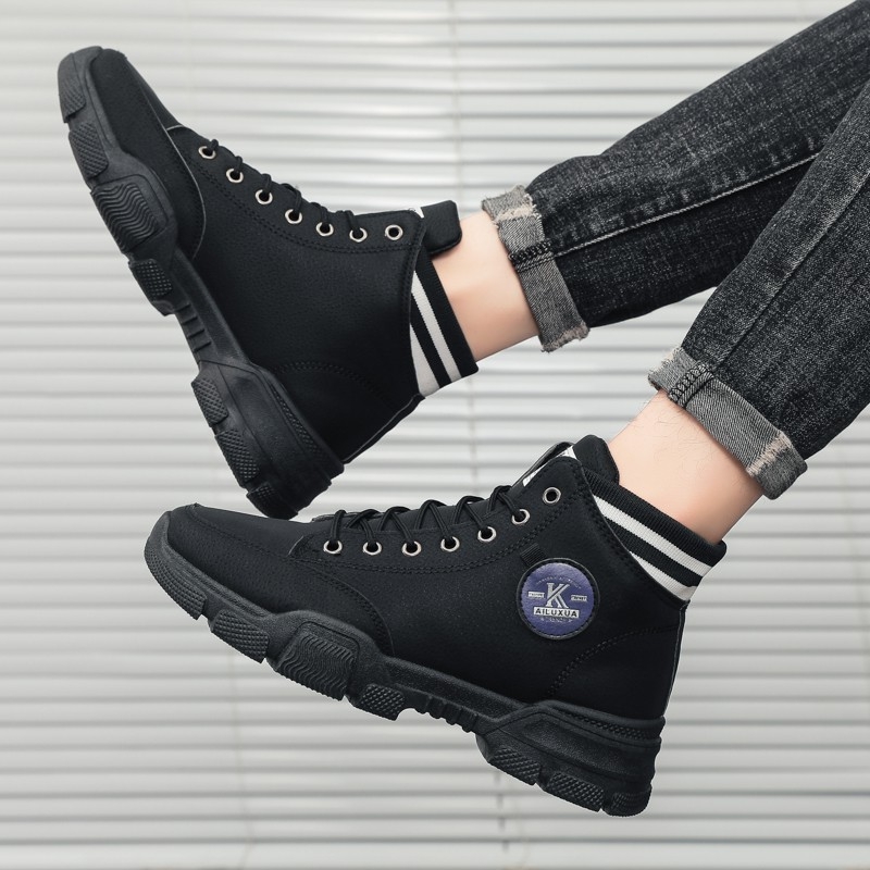 Giày cao cổ nam Denim ARS dáng thể thao thời trang đẹp 3