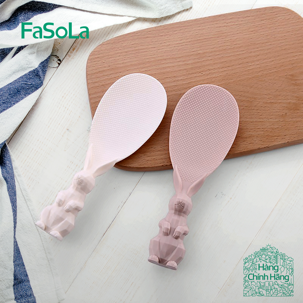 Vá xới cơm hình thỏ fasola fslry-270