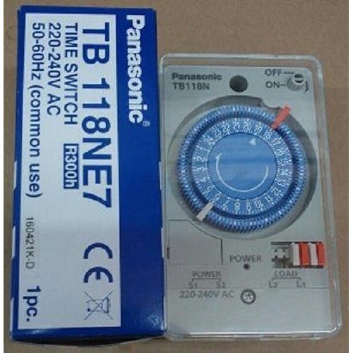 Thiết bị hẹn giờ  Timer 24h TB118N có pin dự trữ chính hãng Panasonic chiết khấu lớn