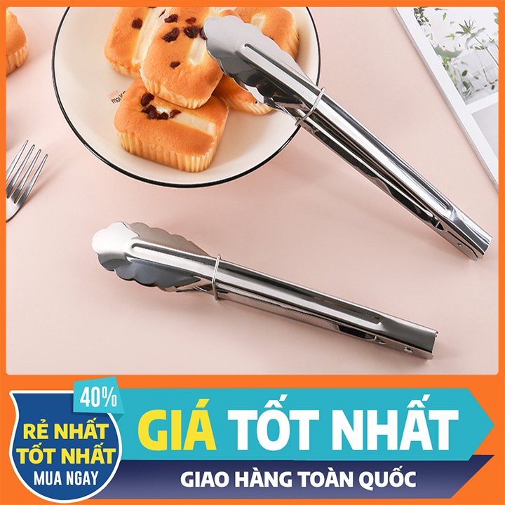 Kẹp gắp thực phẩm nóng lạnh - Dụng cụ kẹp nướng thịt / gắp salad