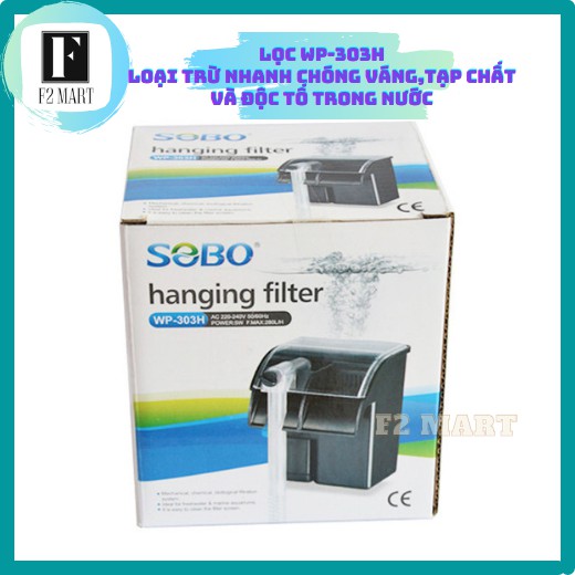 Lọc thác-lọc váng bể cá sobo wp-303h