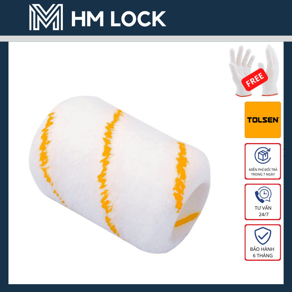 Ống lăn sơn sọc tolsen 40068 - hàng chính hãng - hm lock