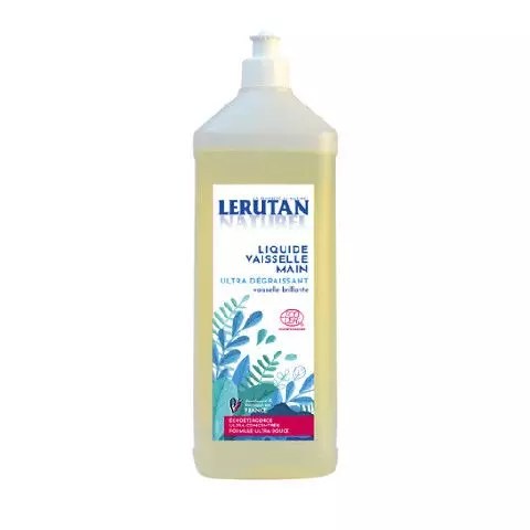 Nước rửa bát đậm đặc hữu cơ hương chanh lerutan 1l - giftlife