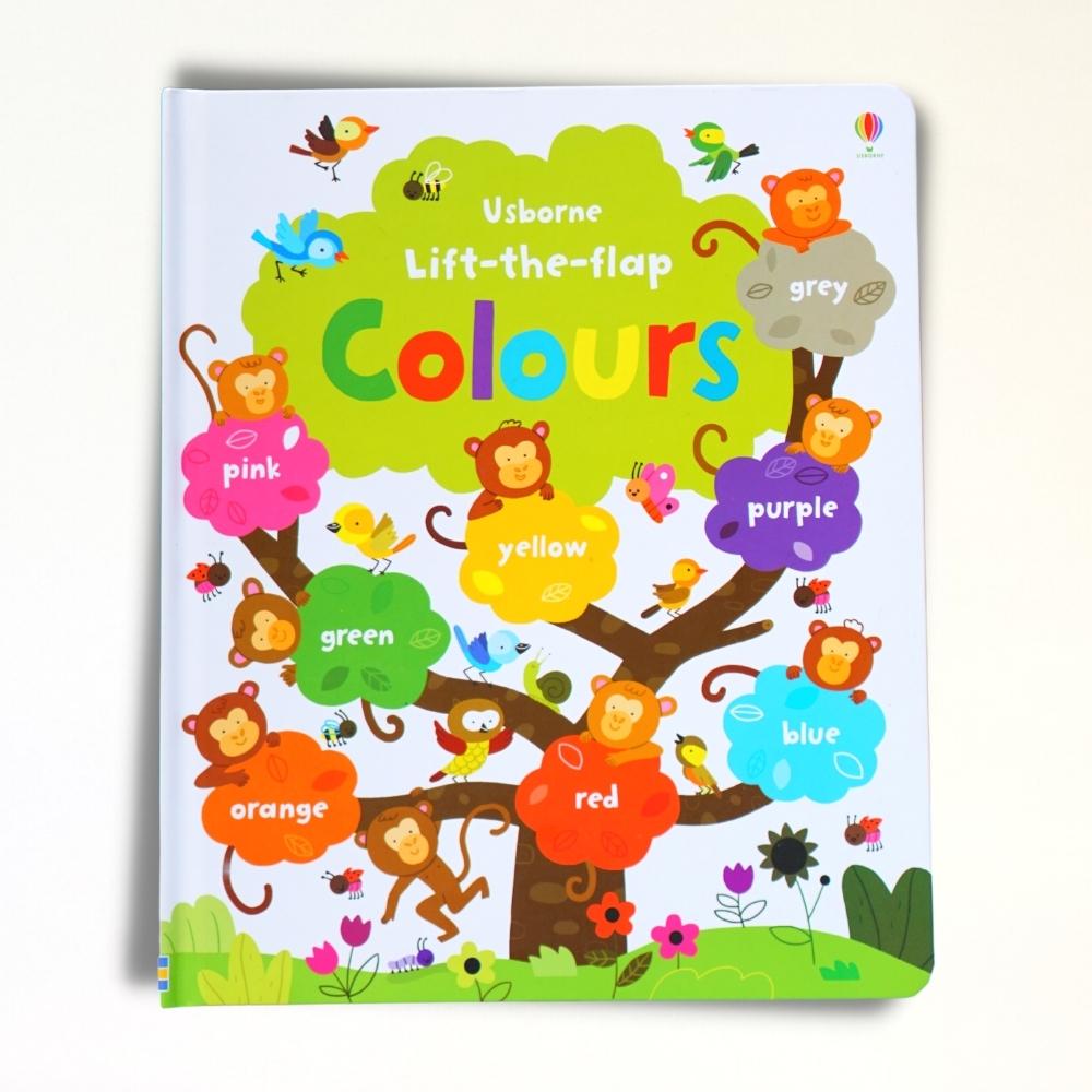 Sách lật mở tương tác Lift-the-flap Colours