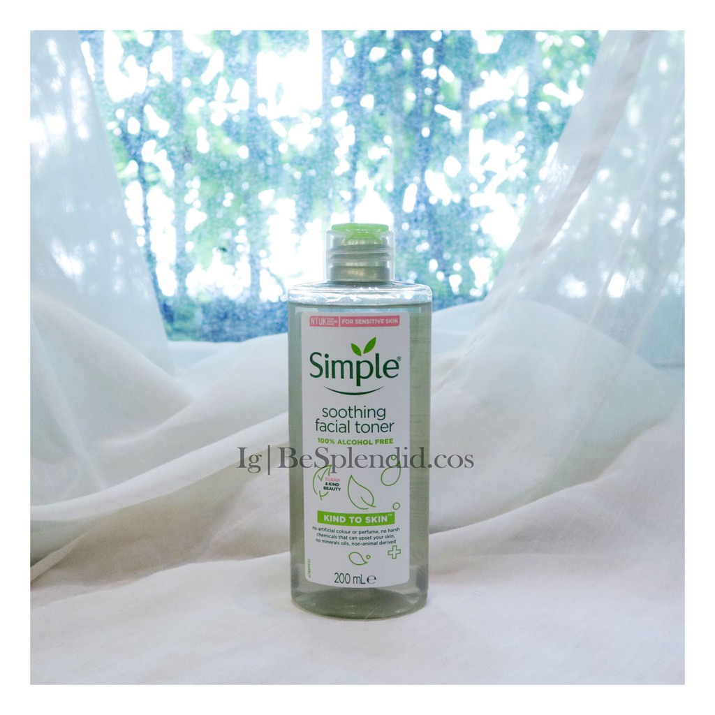 Bill Uk Simple Kind To Skin Soothing Facial Toner