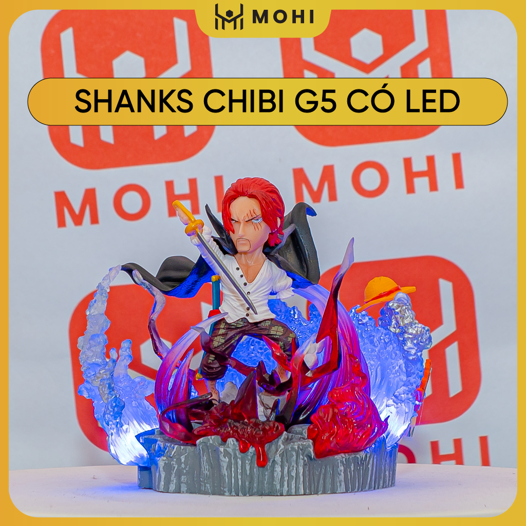 - Mô hình Shanks trạng thiếu chiến đấu cao 13cm full BOX, mô hình One Piece