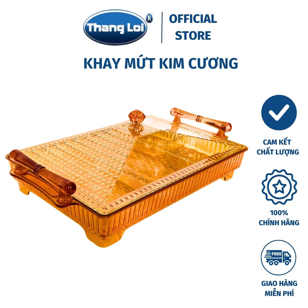 Khay mứt tết hộp đựng mứt tết chữ nhật