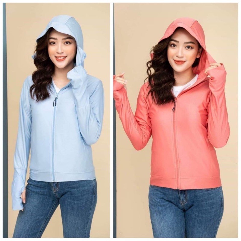 Áo Chống Nắng Thông Hơi hai Lớp Dáng Ngắn