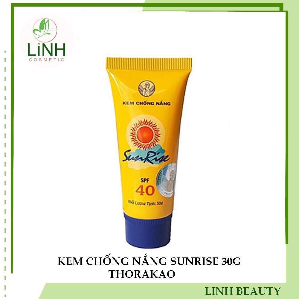 - KEM chống nắng Sunrise 30g Thorakao cam kết sản phẩm đúng mô tả chất lượng đảm bảo