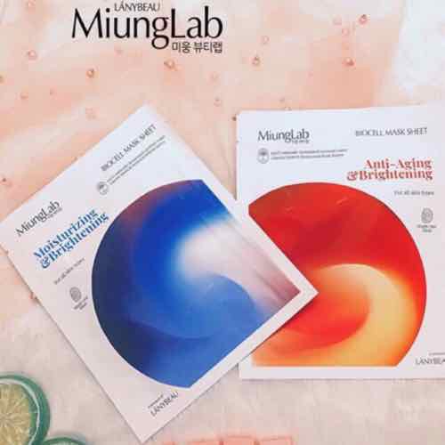 Mặt nạ miung lab dưỡng trắng da mịn màng