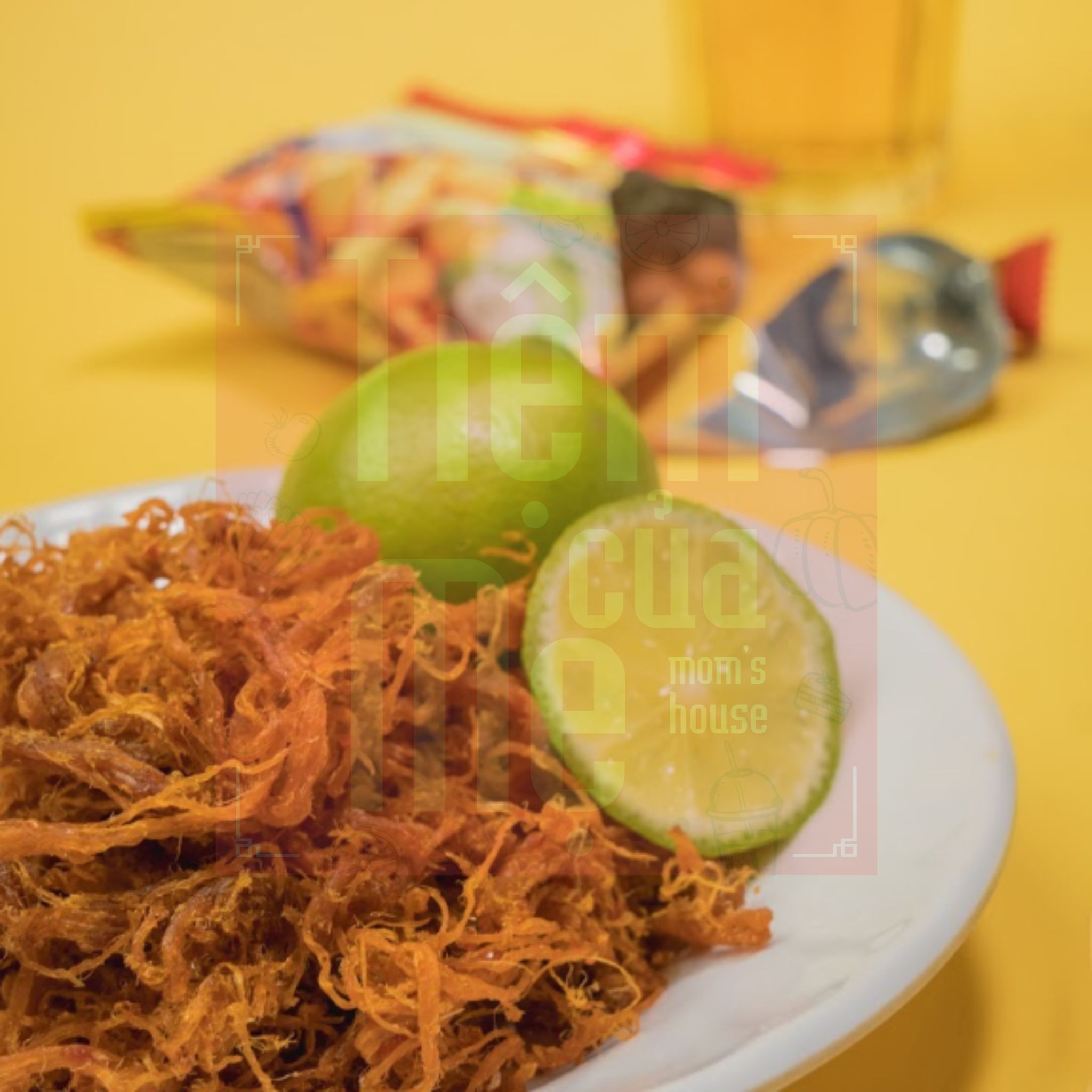 1kg khô bò sợi quy nhơn - đồ ăn vặt nhà làm