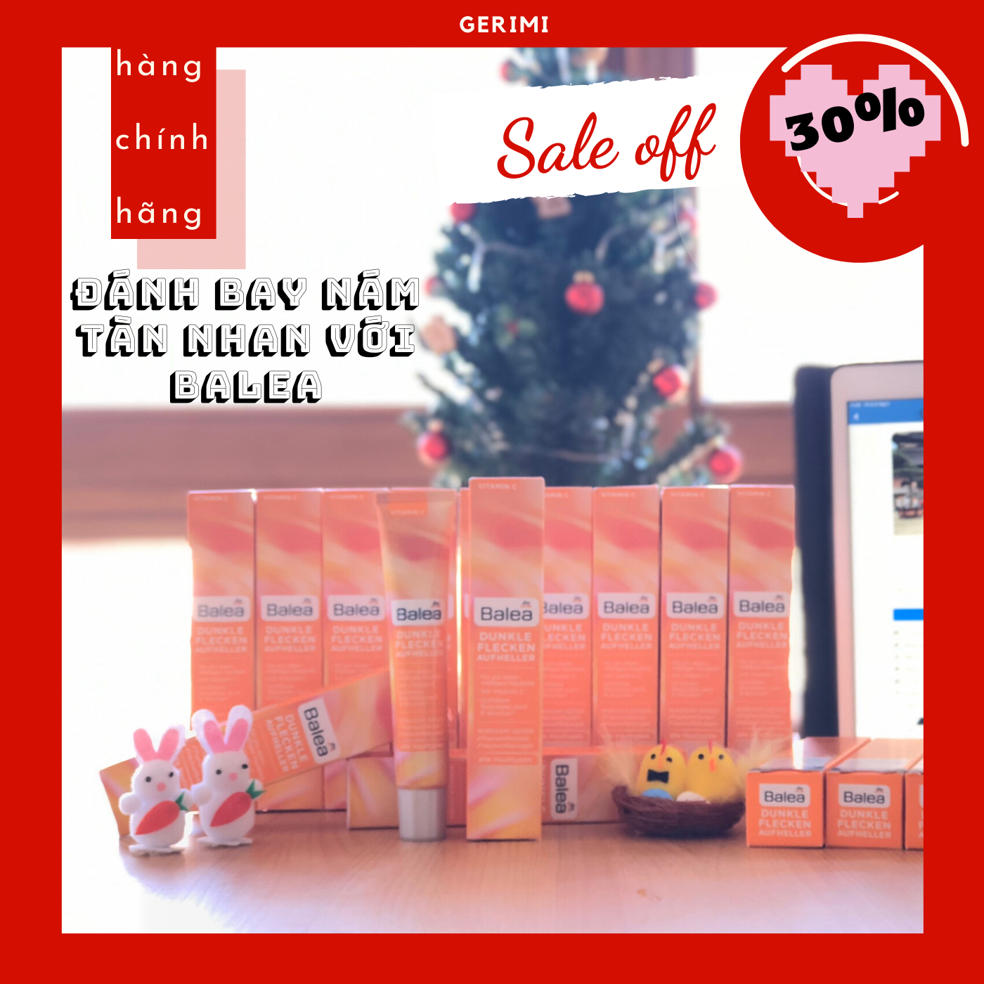 Kem làm mờ nám BALEA DUNKLE FLECKEN AUFHELLER 50ML chuẩn hàng Đức