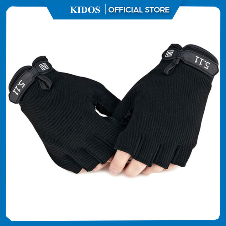 Găng Tay Nam Đi Phượt 511, Bao Tay Nam Cụt Ngón Lái Xe, Du Lịch