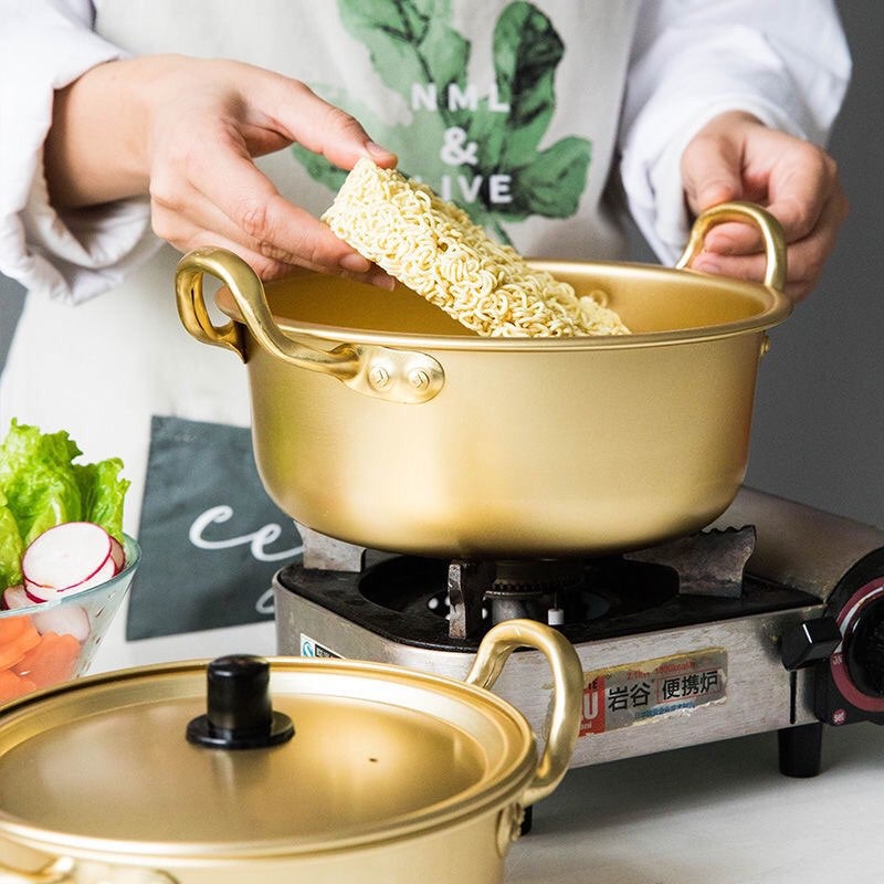 Nồi Nấu Mì Bằng Nhôm Kiểu Phong Cách Hàn Quốc