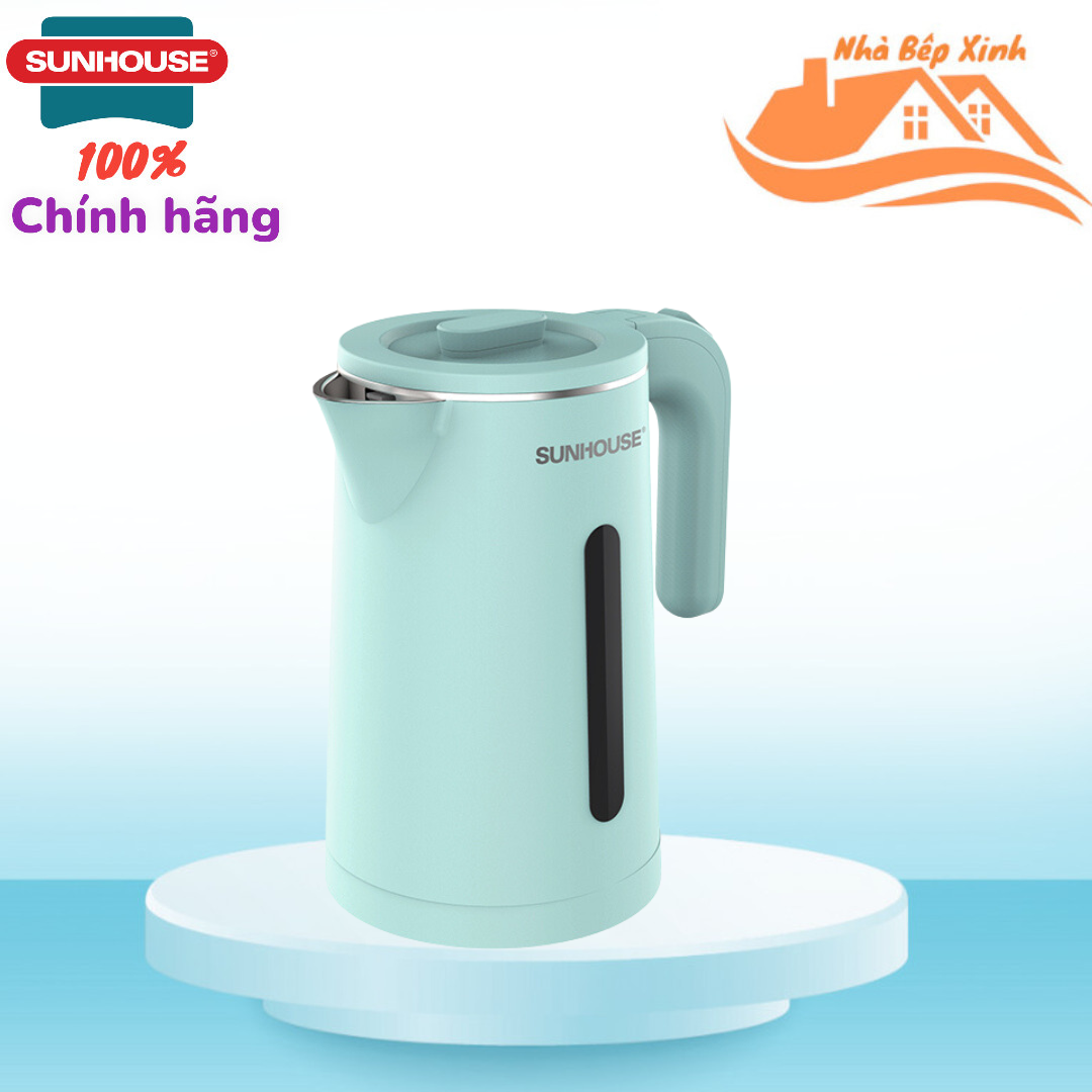 Ấm siêu tốc inox 2 lớp 1.8l sunhouse shd1351