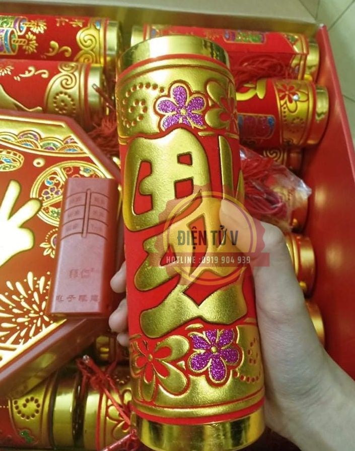 [HCM][SIZE LỚN] DÂY PHÁO ĐIỆN TỬ CÓ REMOTE ĐIỀU KHIỂN TỪ XA