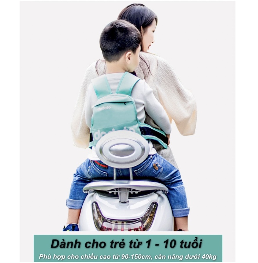 ĐAI NGỒI XE MÁY Premium Cooker MINT KOREA 2 TƯ THẾ CHO BÉ Cao Cấp