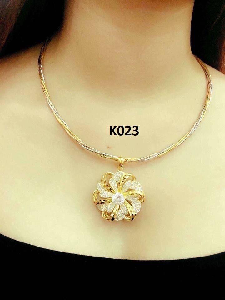 Vòng cổ - kiềng cổ hoa mai mềm