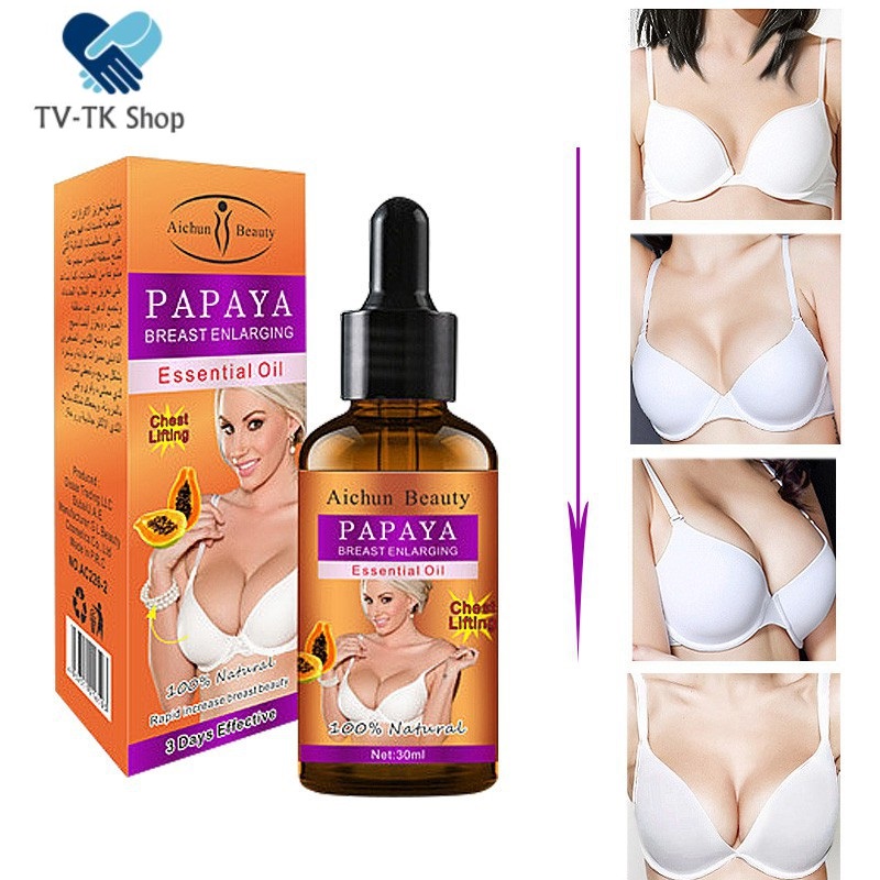 Papaya tinh dầu nở ngực tăng ngực papaya tăng vòng 1 hiệu quả nhanh enlargement firming postpartummint 30ml