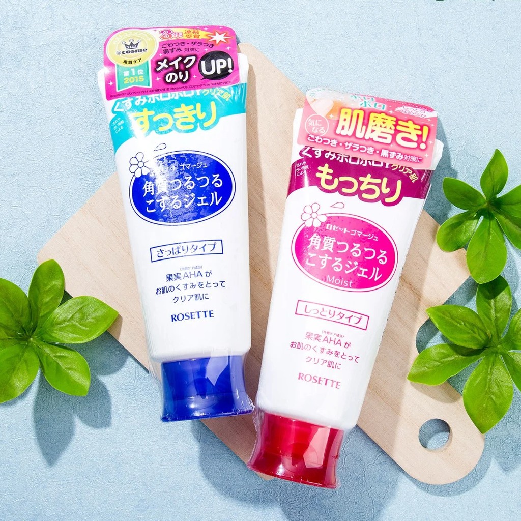 Tẩy tế bào da chết rosette nhật bản