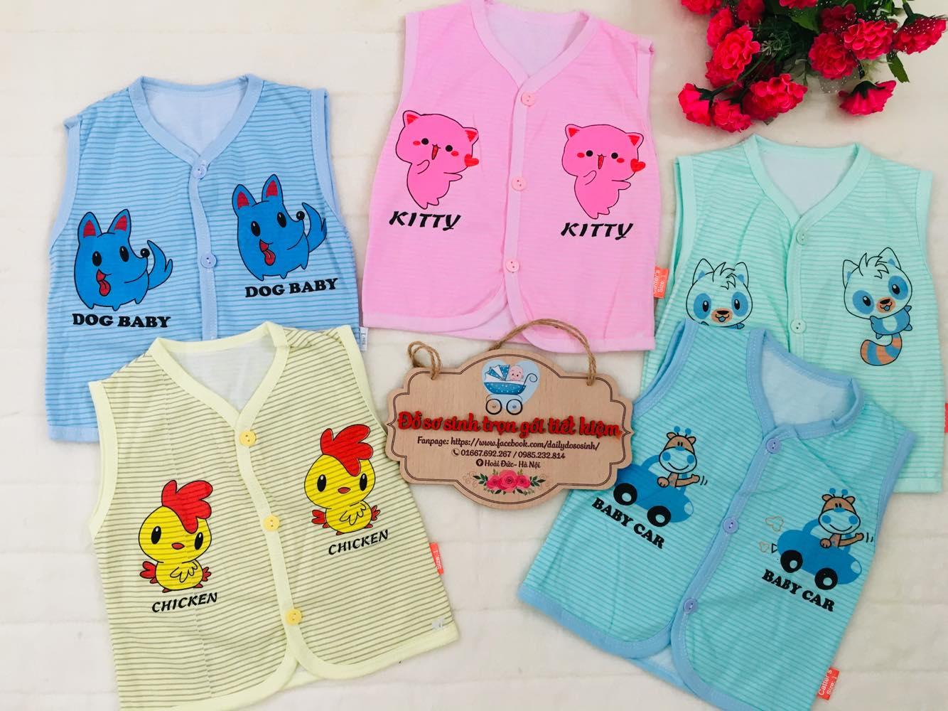 Gile cotton 2 lớp cho bé