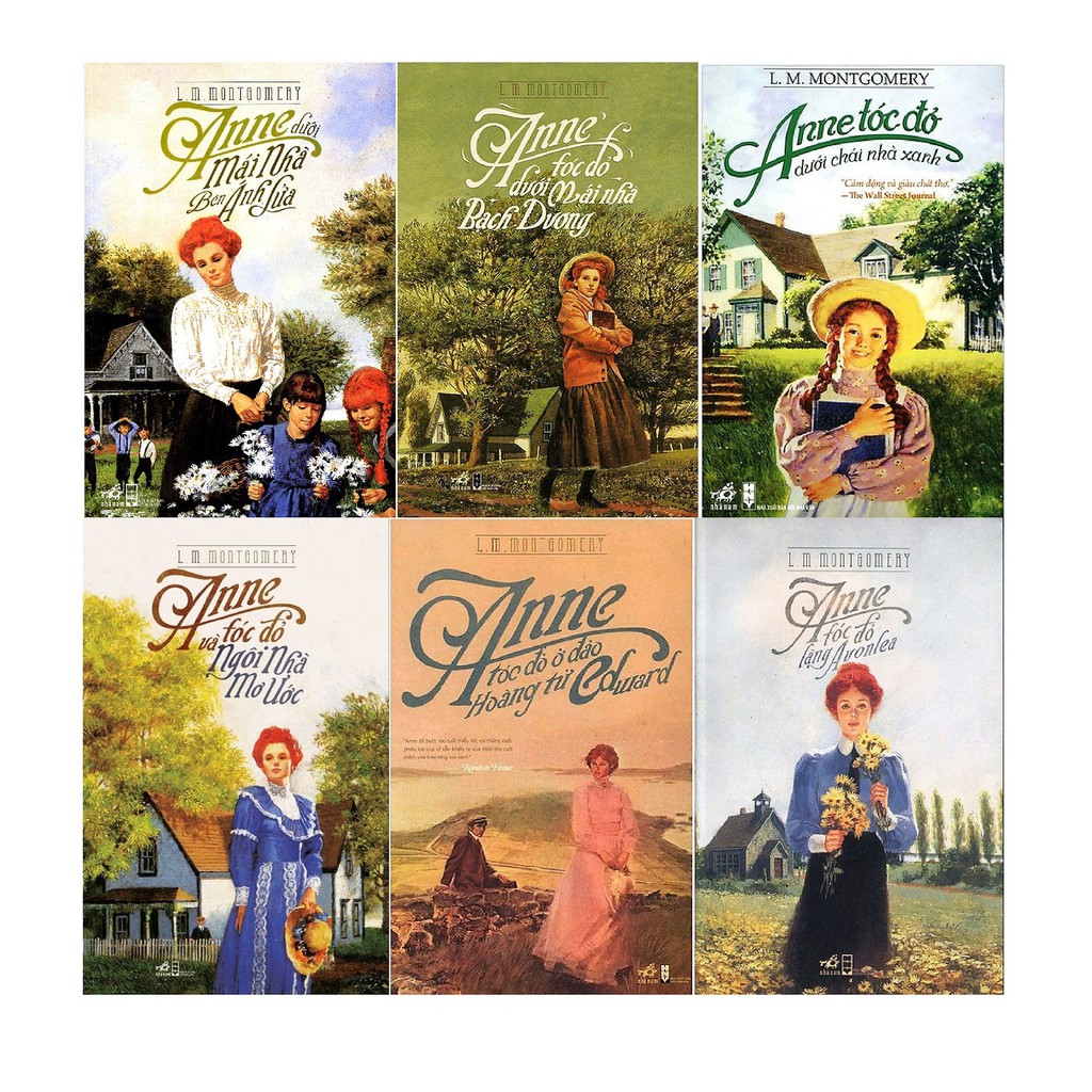 Bộ 7 cuốn Anne Tóc Đỏ là một trong những bộ truyện hay nhất về vùng đất Canada và những chuyến phiêu lưu của cô bé tóc đỏ xinh đẹp. Hãy thư giãn với những hình ảnh đầy bất ngờ và cảm xúc của bộ truyện này.
