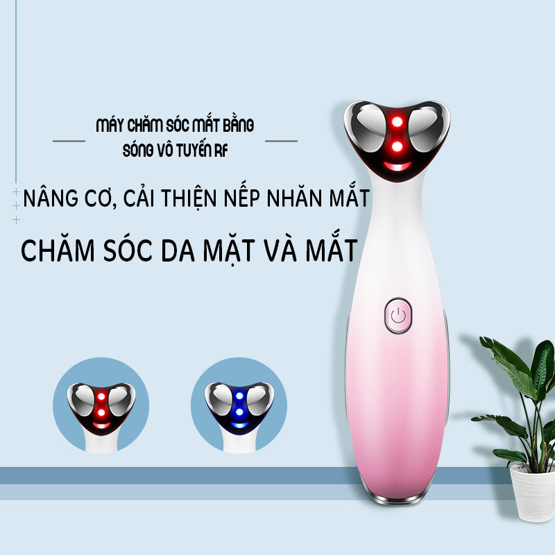 Máy massage mắt công nghệ sóng rf cao cấp d118-máy mát xa mắt làm giảm nếp nhăn quầng thâm bọng mắt hiệu quả