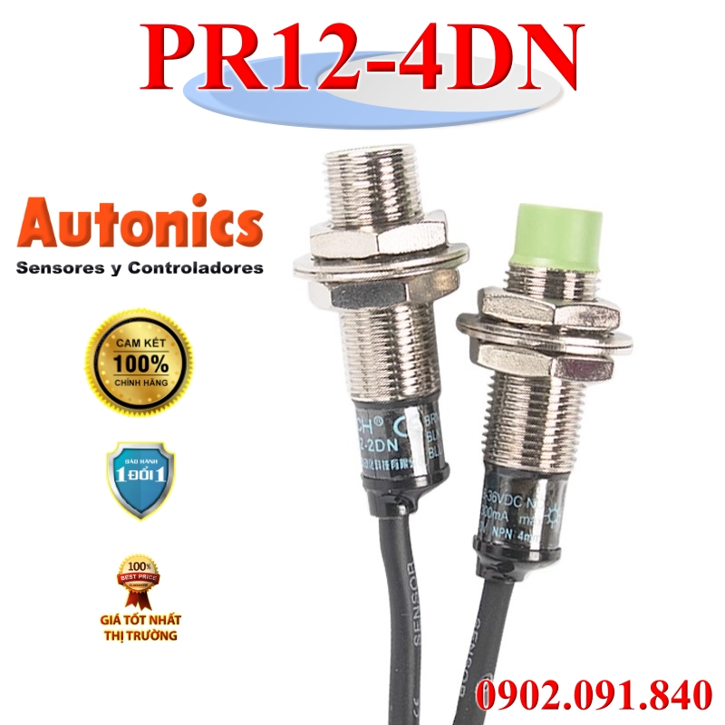 Cảm biến tiệm cận, cảm biến từ PR12-4DN Autonis 12-24VDC 4mm NO NPN