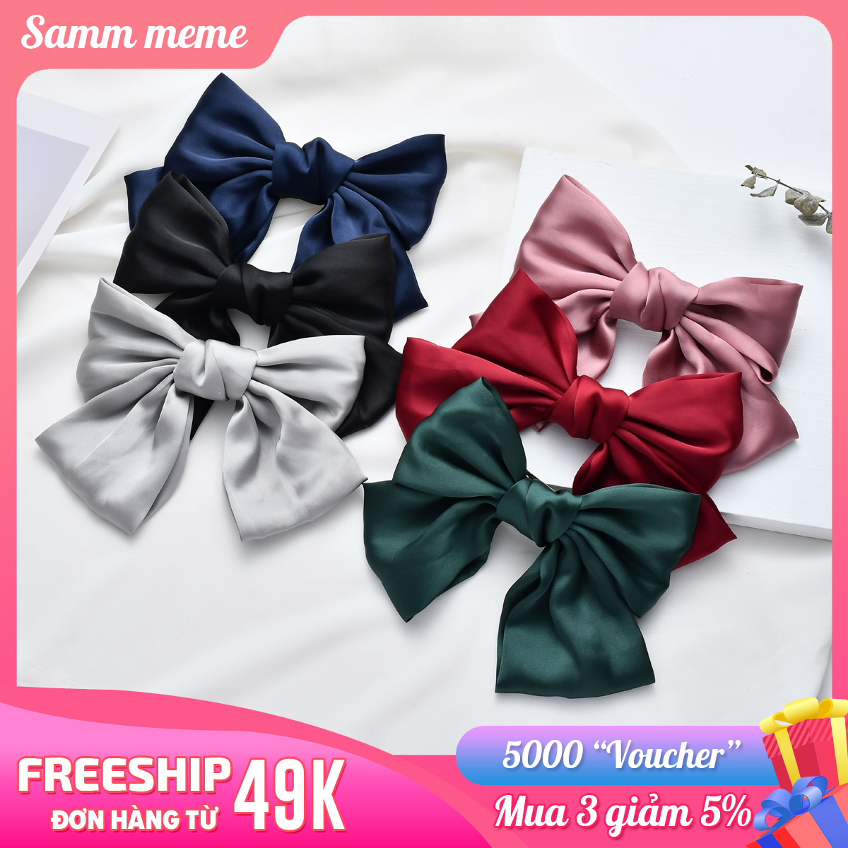 Nơ Buộc Tóc Hình Bướm Công Chúa Siêu Cute