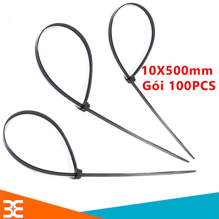 Dây thít đen 10x500mm gói 100pcs