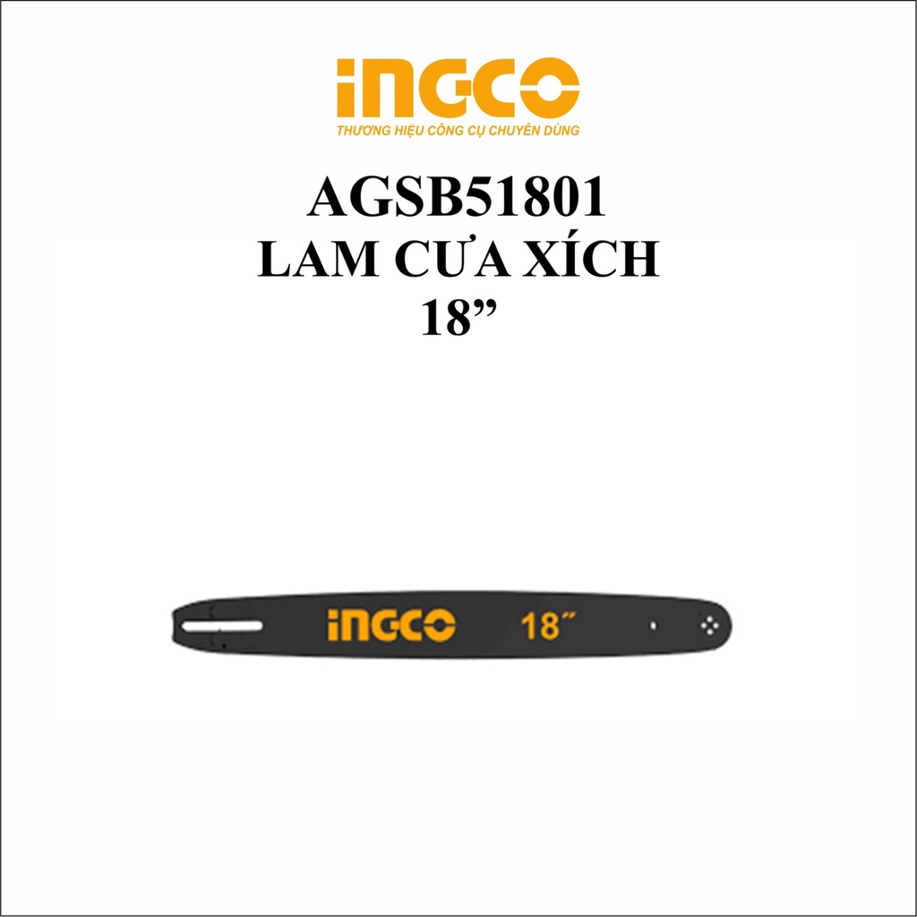 Lam cưa xích 18" INGCO AGSB51801