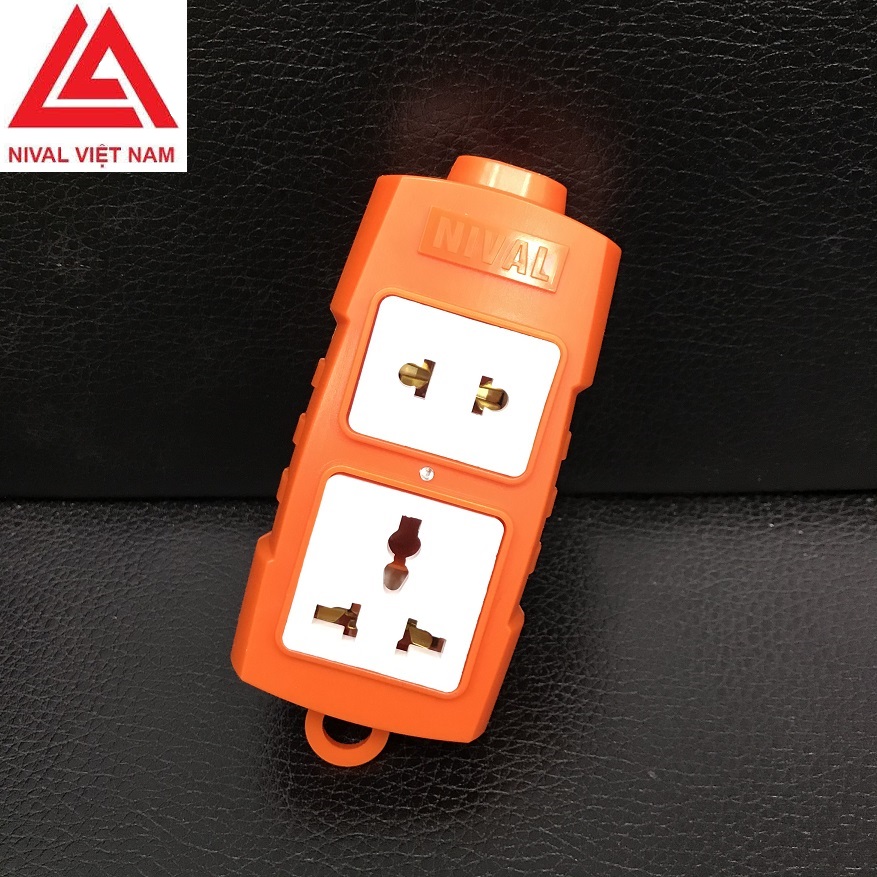 Ổ cắm điện Nival 2ổ cắm chiu tải 3000w