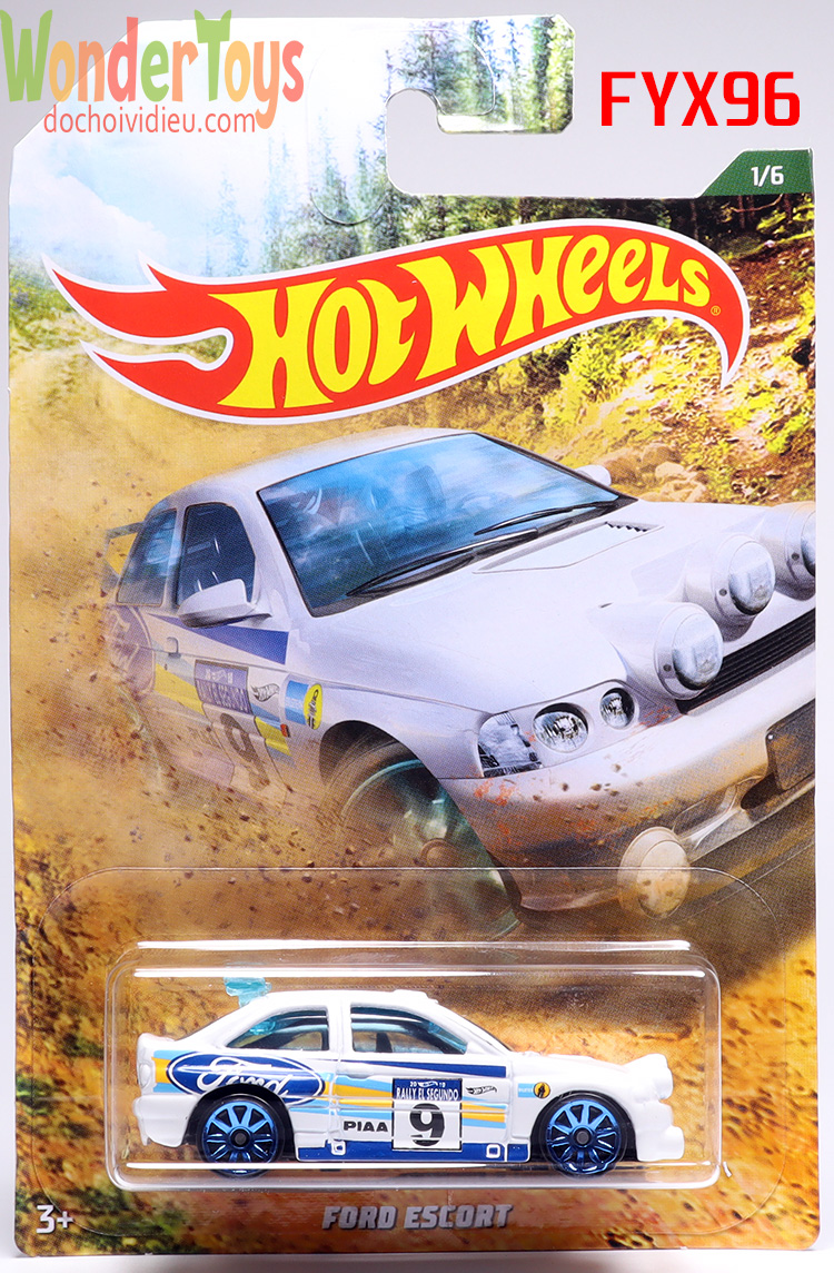 Xe mô hình hot wheels ford escort - backroad rally series - 2019 - fyx96