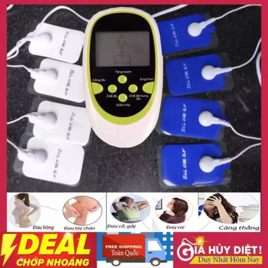 8 Miếng Dán Massage - Máy Massage Bấm Huyệt Máy Xoa bóp Toàn Thân Máy Massage Châm cứu co cơ đấm bóp bấm huyệt xoa bóp giảm cân giác hơi tăng miễn dịch giúp eo thonsăn chắc cơ thể làm đẹp tại nhà.Bảo hành uy tín 1 đổi 1.