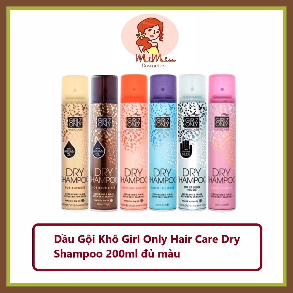 DẦU GỘI KHÔ DRY SHAMPOO GIRL ONLY PARTY NIGHTS