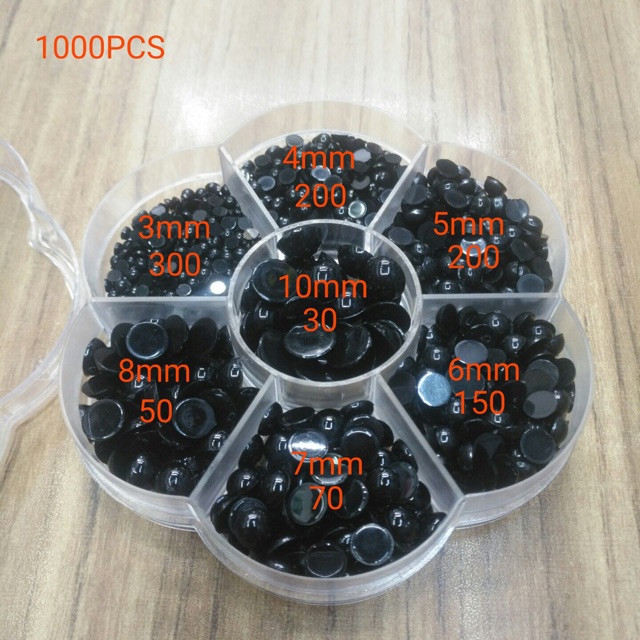 Hộp mắt dán thú len 1000 cái đủ size tiện lợi