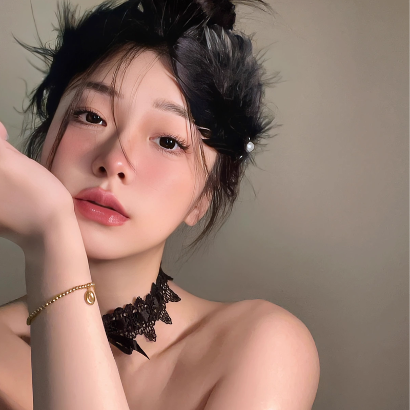1 chiếc kẹp tóc lông vũ đính ngọc màu đen, phụ kiện tóc chụp ảnh xinh đẹp, kẹp tóc cosplay thiên nga