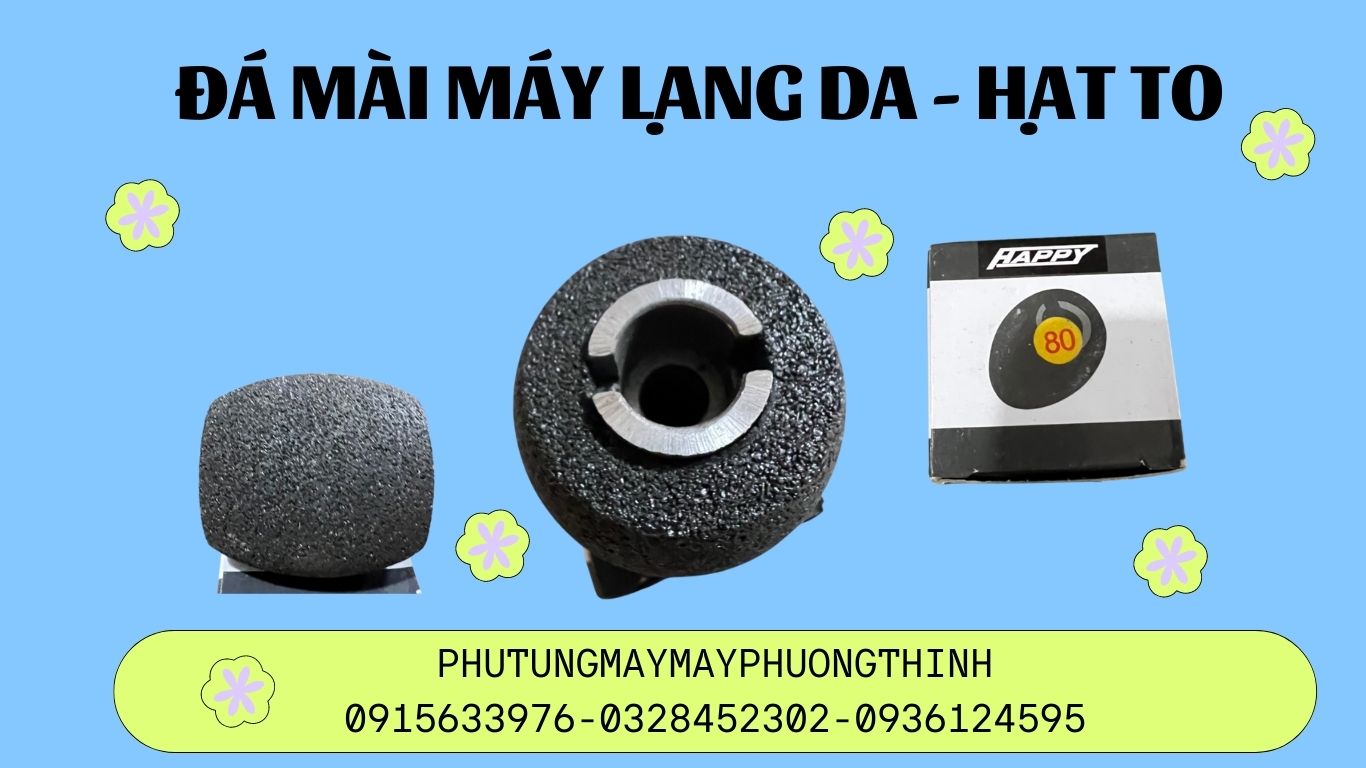 Đá mài máy lạng da- hạt to