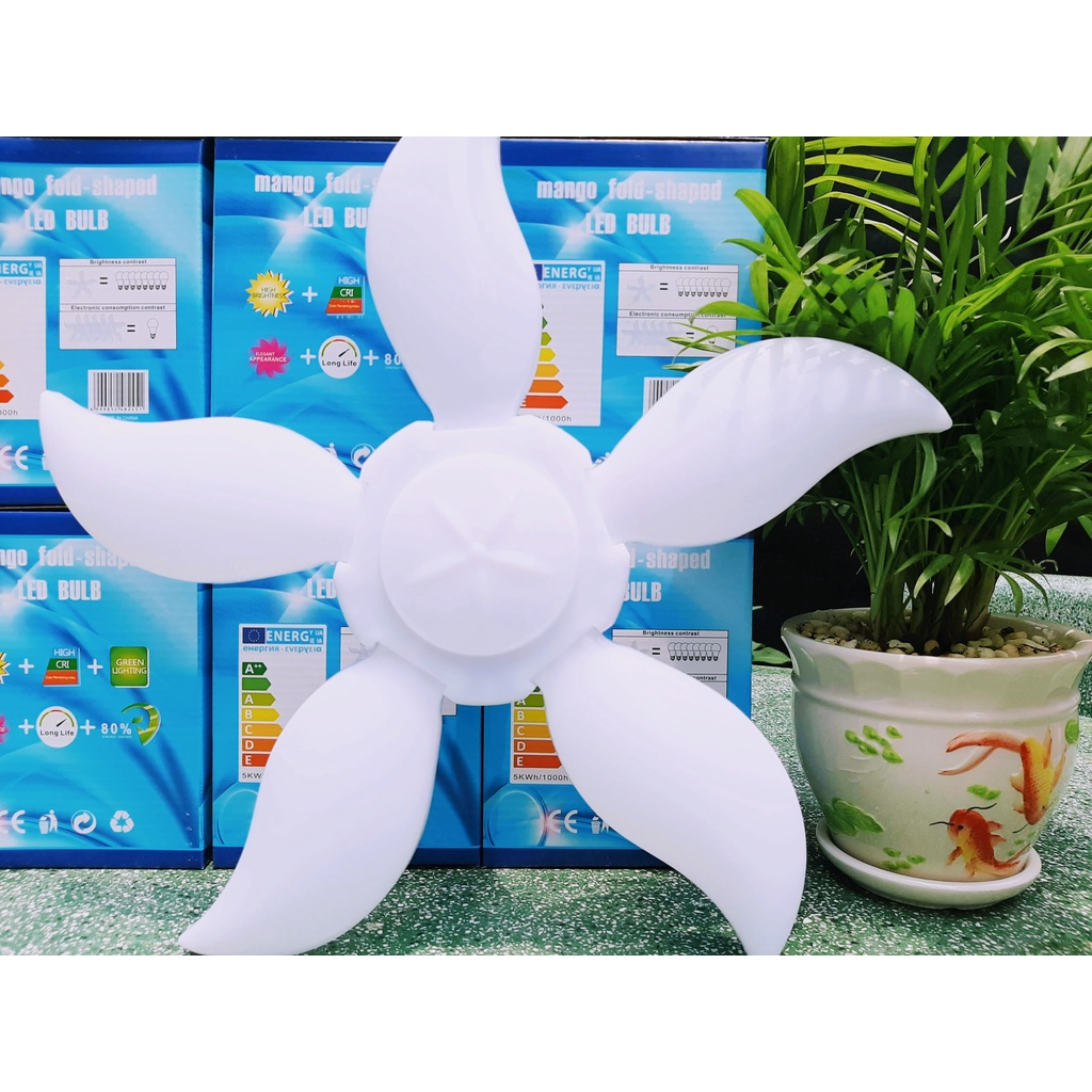 Đèn led cánh quạt 5 cánh siêu sáng siêu tiết kiệm điện 75w