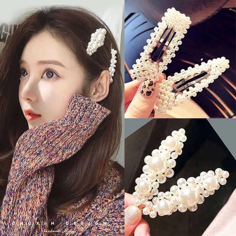 Kẹp tóc ngọc trai