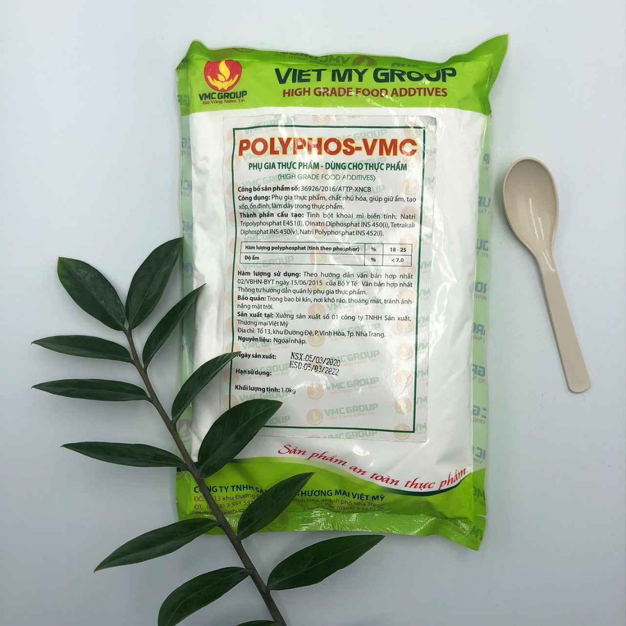 1kg vmc polyphos tạo giòn dai cho giò chả, xúc xích