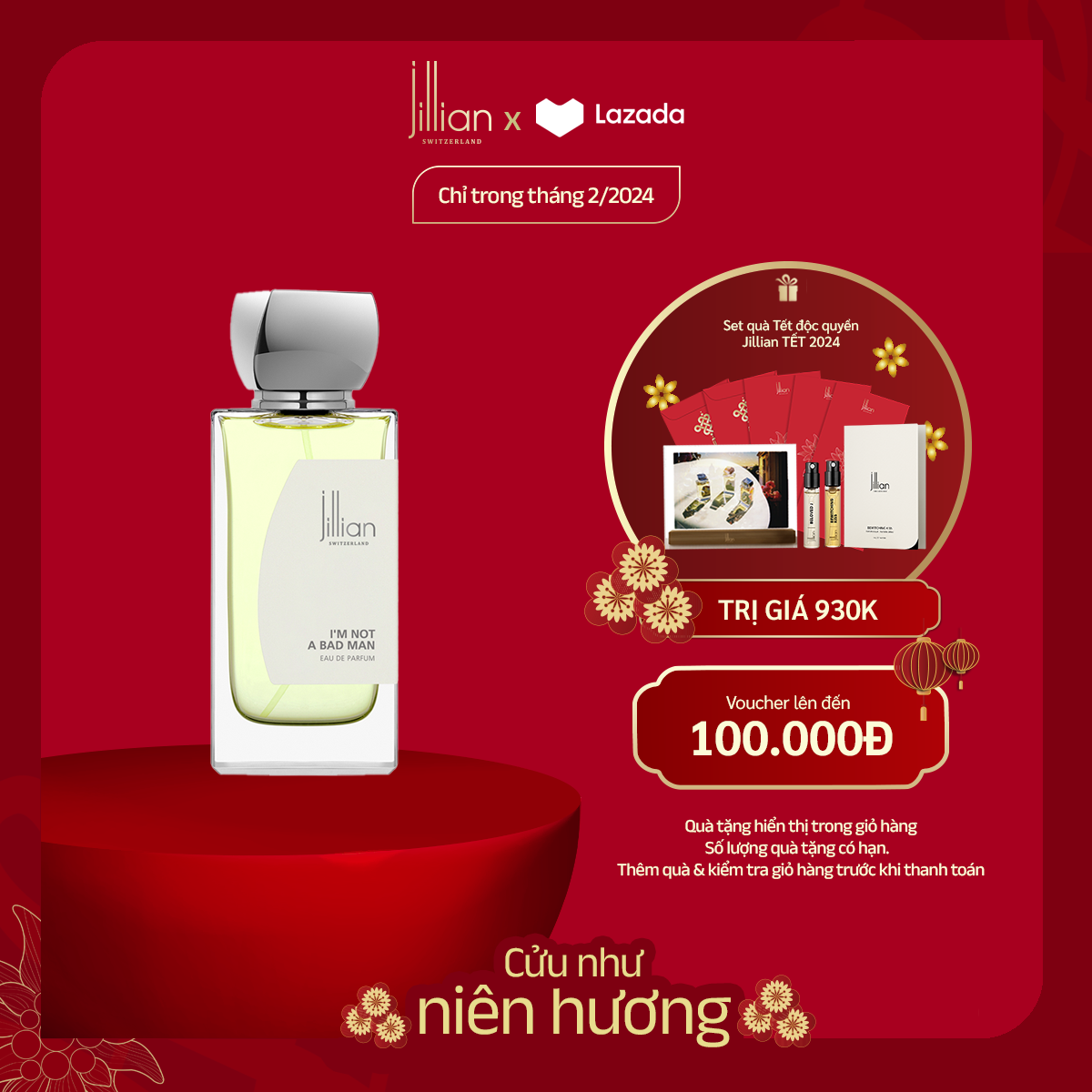 Nước hoa Jillian Nam I'M NOT A BAD MAN 50ml - tinh tế, cuốn hút, trung tính